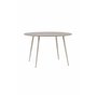 Runt matbord Plaza, Ø120 cm, Beige