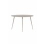 Runt matbord Plaza, Ø120 cm, Beige