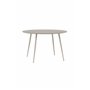 Runt matbord Plaza, Ø120 cm, Beige