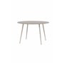 Runt matbord Plaza, Ø120 cm, Beige