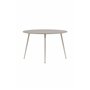 Runt matbord Plaza, Ø120 cm, Beige