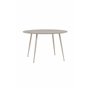 Runt matbord Plaza, Ø120 cm, Beige