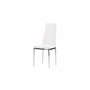 Matstol Pastill, Vit/Silver