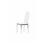 Matstol Pastill, Vit/Silver