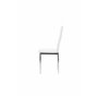 Matstol Pastill, Vit/Silver
