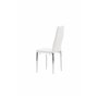 Matstol Pastill, Vit/Silver