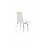 Matstol Pastill, Vit/Silver