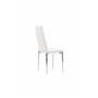 Matstol Pastill, Vit/Silver
