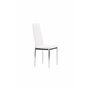 Matstol Pastill, Vit/Silver