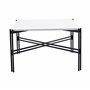 Soffbord Razzia, 75 × 75 cm, Vit