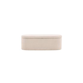 Fåtölj Potenza Ottoman, 50 × 130 cm, Offwhite