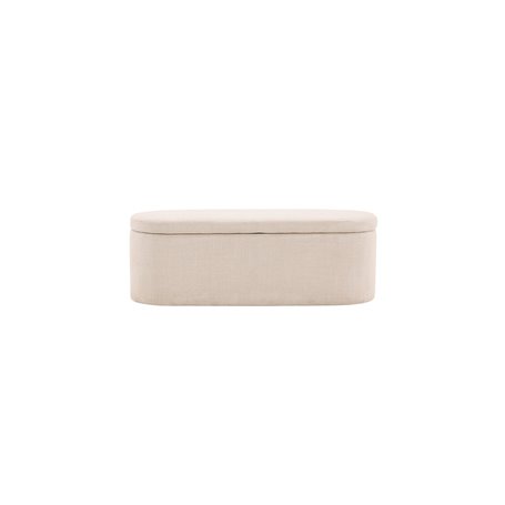 Fåtölj Potenza Ottoman, 50 × 130 cm, Offwhite