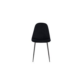 Matstol Polar, Svart/Silver