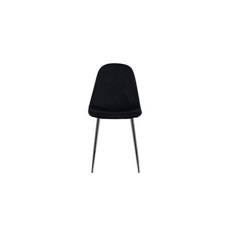 Matstol Polar, Svart/Silver