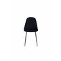 Matstol Polar, Svart/Silver