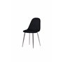 Matstol Polar, Svart/Silver