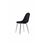 Matstol Polar, Svart/Silver