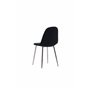 Matstol Polar, Svart/Silver