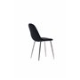 Matstol Polar, Svart/Silver