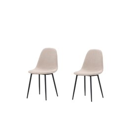 Matstol Polar, Beige/Svart