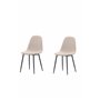 Matstol Polar, Beige/Svart