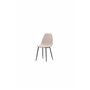 Matstol Polar, Beige/Svart