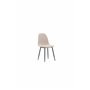 Matstol Polar, Beige/Svart