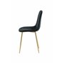 Matstol Polar, Svart/Guld