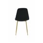 Matstol Polar, Svart/Guld