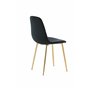 Matstol Polar, Svart/Guld
