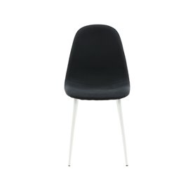 Matstol Polar, Svart/Vit