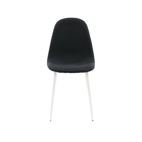 Matstol Polar, Svart/Vit