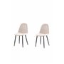 Matstol Polar, Beige/Svart