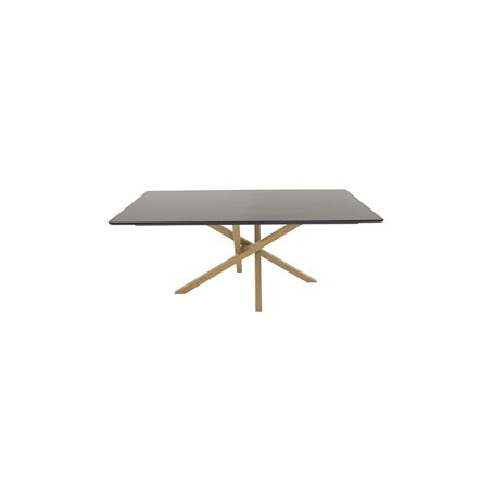 Matbord Piazza, 180 × 90 cm, Svart