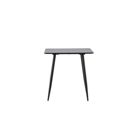 Matbord Polar, 75 × 75 cm, Svart