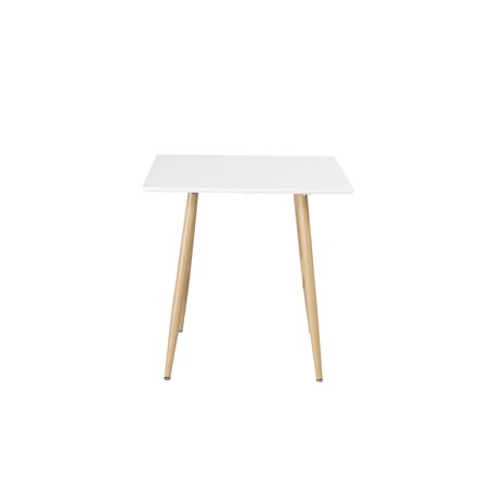 Matbord Polar, 80 × 80 cm, Vit