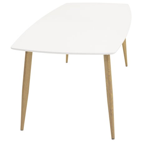 Matbord Polar, 240 × 100 cm, Vit