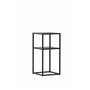 Sidobord Punta, 30 × 30 cm, Svart