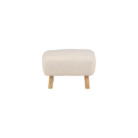 Fåtölj Salina Ottoman, 56 × 56 cm, Vit