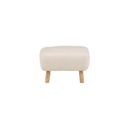 Fåtölj Salina Ottoman, 56 × 56 cm, Vit