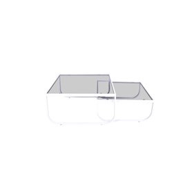 Soffbord Rocker, 81 × 81 cm, Vit
