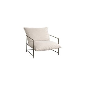 Fåtölj Sedalia, 70 × 70 cm, Beige