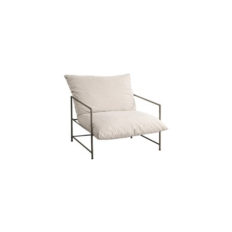 Fåtölj Sedalia, 70 × 70 cm, Beige