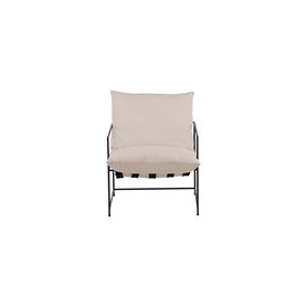 Fåtölj Sedalia, 70 × 70 cm, Vit