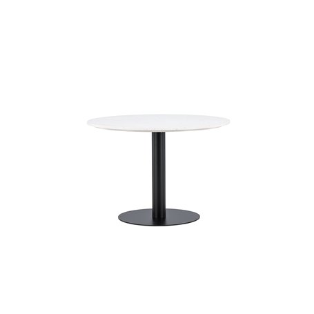 Runt matbord Razzia, Ø106 cm, Vit