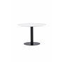 Runt matbord Razzia, Ø106 cm, Vit