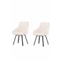 Matstol Rosie, Beige/Svart