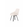 Matstol Rosie, Beige/Svart