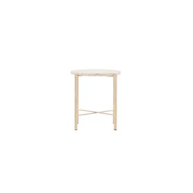 Runt soffbord Sandhamn, Ø40 cm, Beige