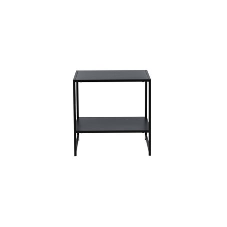 Sidobord Staal Bord, 50 × 50 cm, Svart